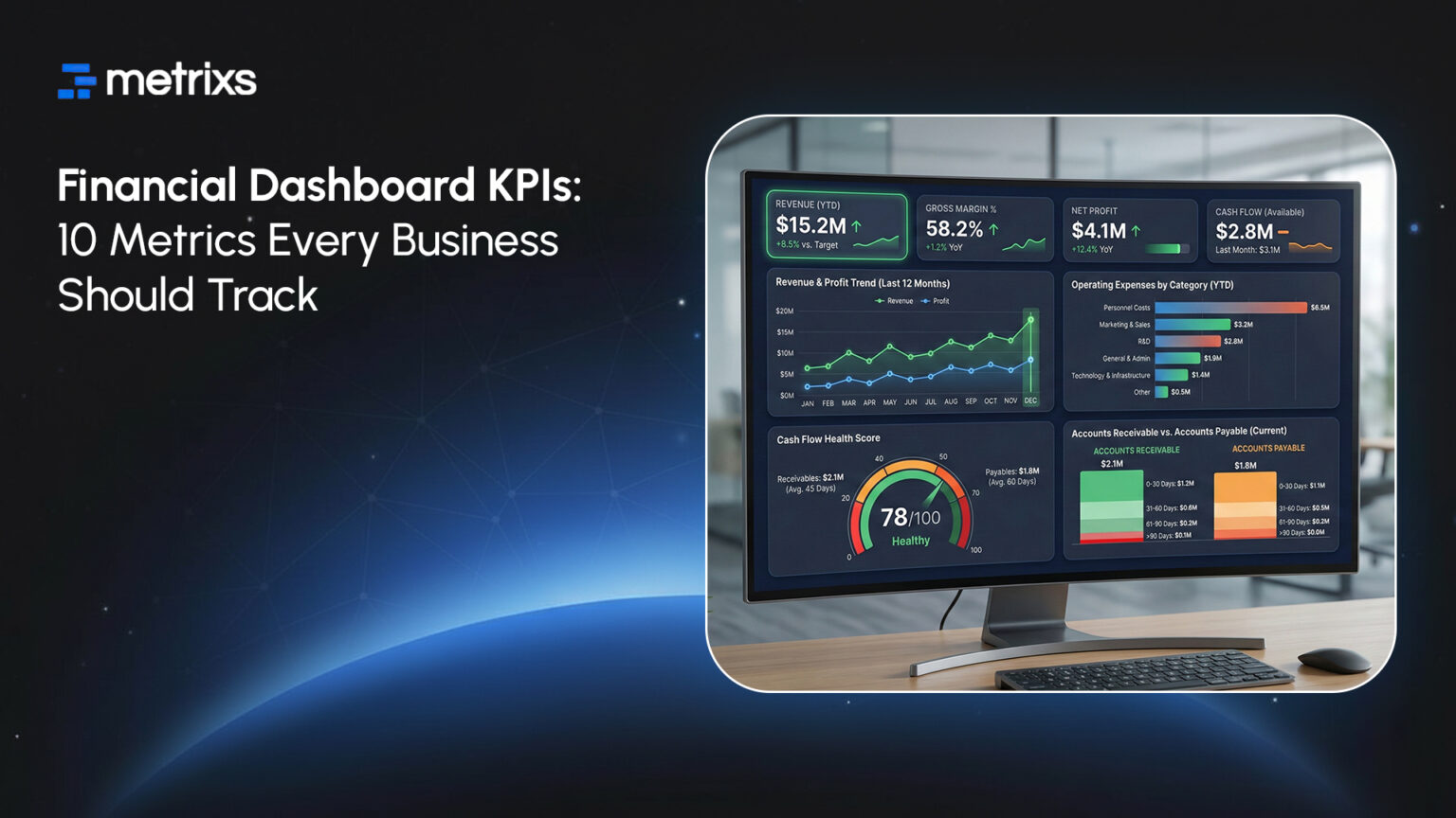 Financial Dashboard KPIs: 10 Metrics Every Business Needs